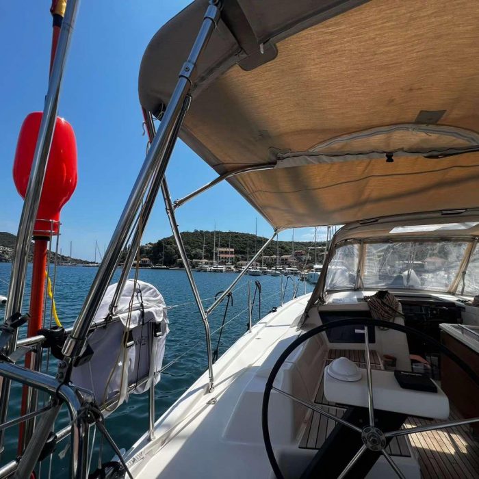 Maestro ( The boat is located in the Port of Sivota, Lefkada ) | Dufour 390 Grand Large photo 1