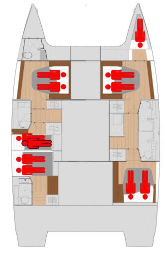 Aquarius | Fountaine Pajot Saona 47 Quintet photo 10
