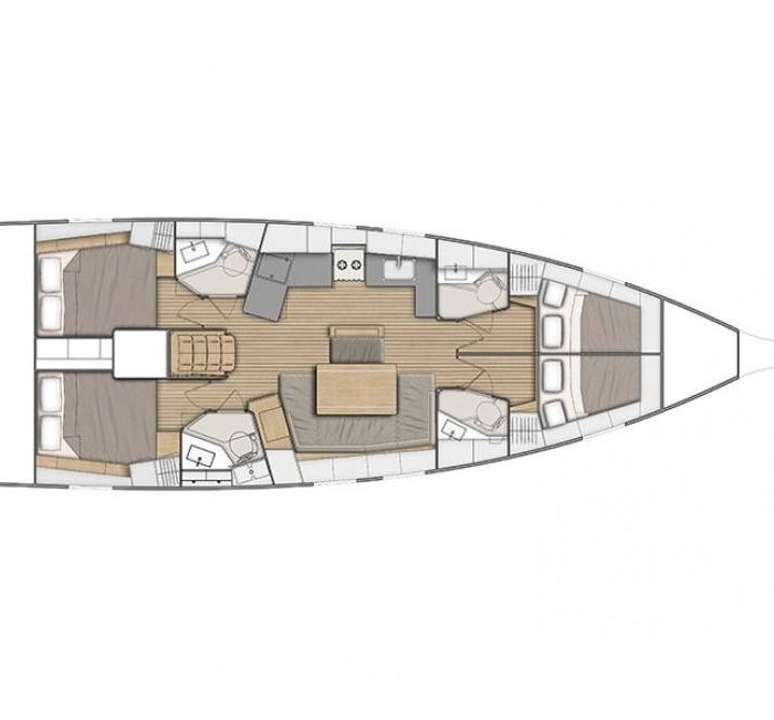 Nefele - Standard line | Oceanis 46.1 photo 3