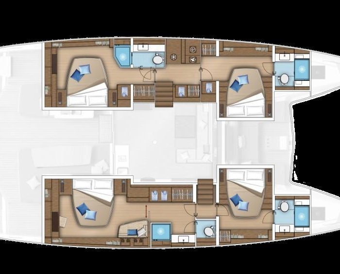 Luna Nova | Lagoon 55 - 4 cab. photo 11
