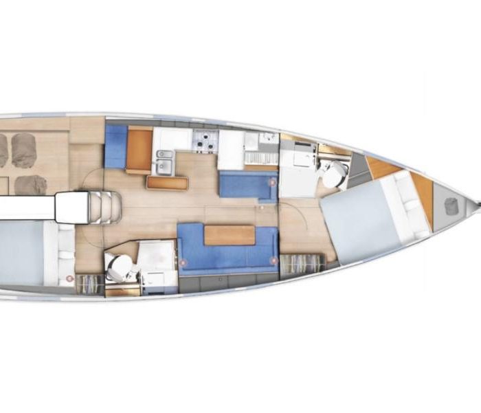 Alma Libre VI | Sun Odyssey 410 photo 5 Alma Libre VI | Sun Odyssey 410 photo 5