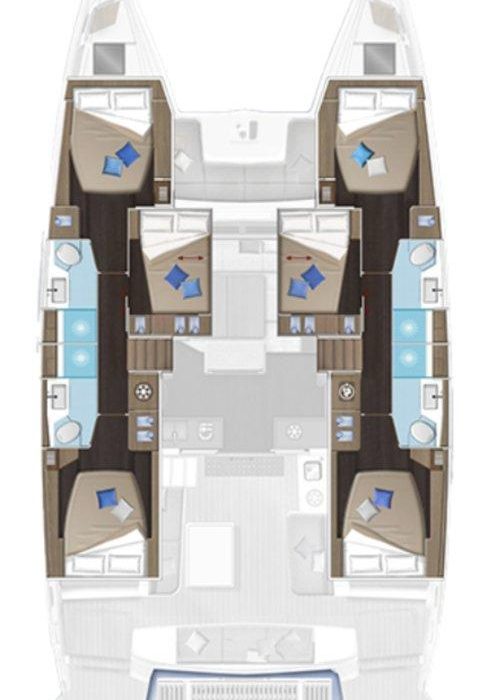 Arctic Dream | Lagoon 51 - 6 cab. photo 12