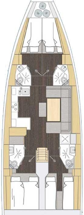 Moonlark | Bavaria C46 - 4 cab. photo 11