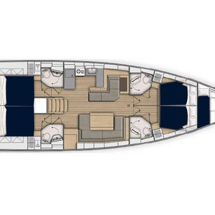 Sunsail 52.4 Classic | Oceanis 51.1 photo 3