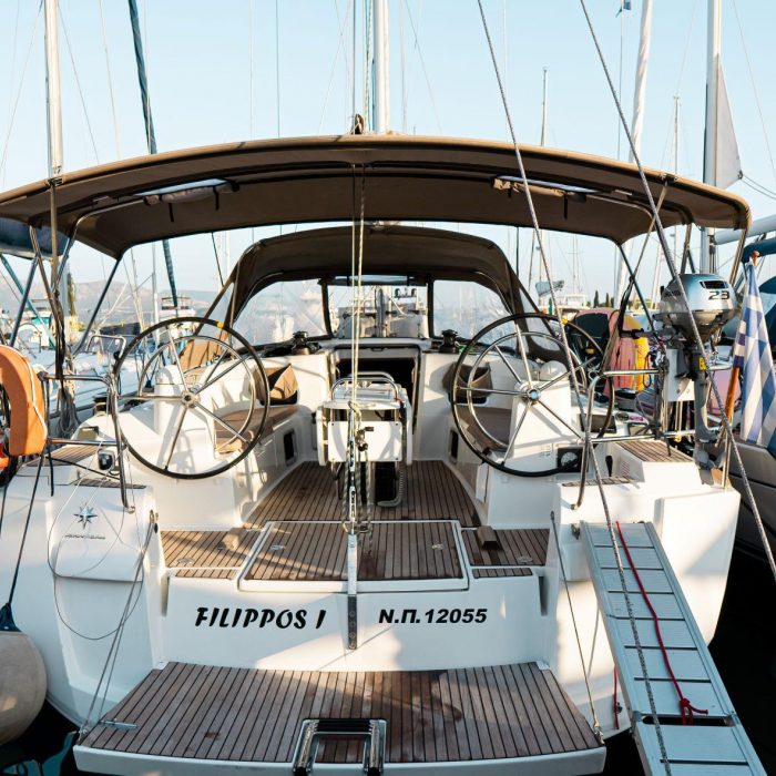 FILIPPOS I  Boat location in LEFKAS MARINA, D-marin  1 SUP FREE | Sun Odyssey 479 photo 7