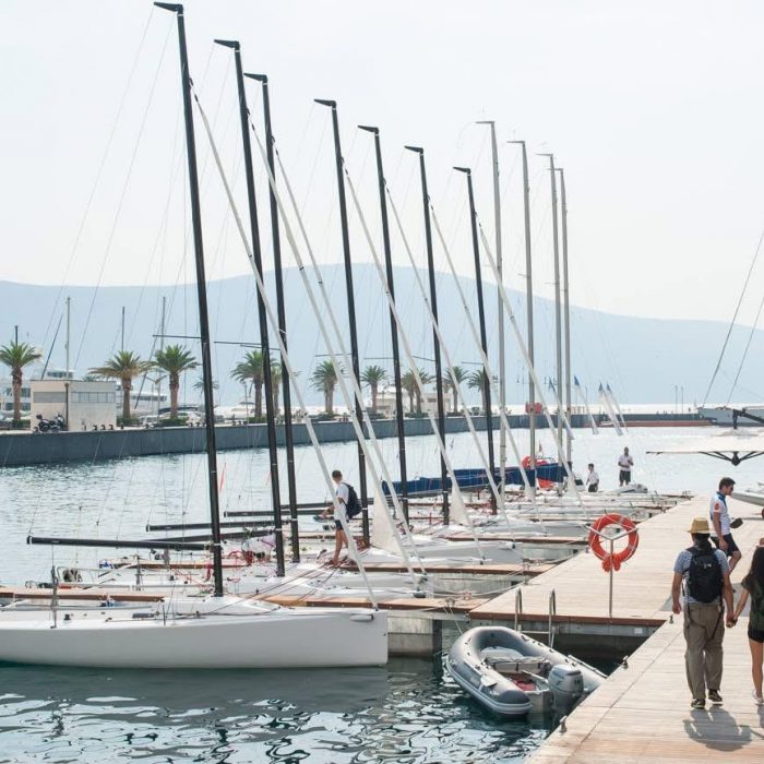 Montenegro J70 Racing fleet, 9 boats in Porto Montenegro | J70 photo 3