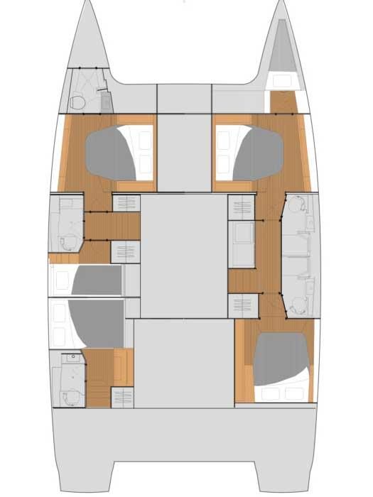 Prinz Eugen | Fountaine Pajot Tanna 47 - 5 + 1 cab. photo 20