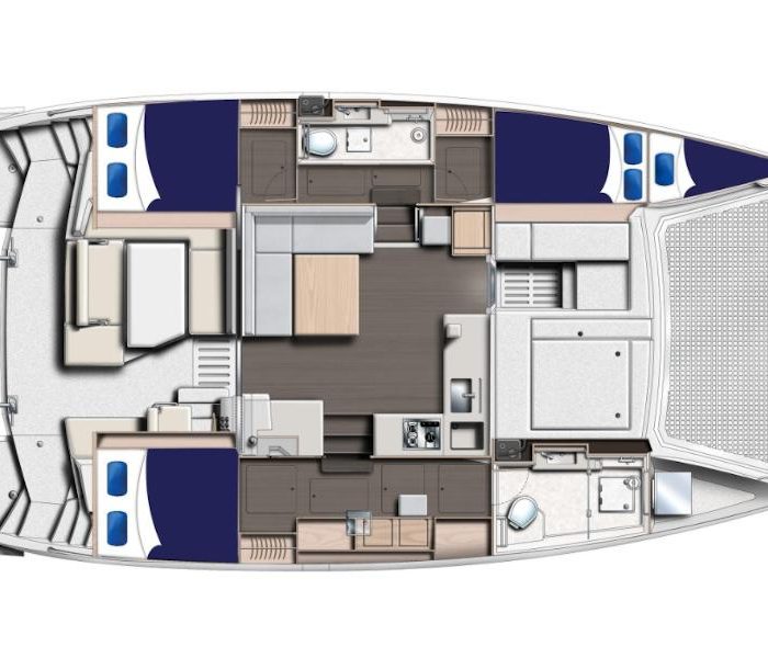 Moorings 4000/3 Club | Leopard 40 photo 7
