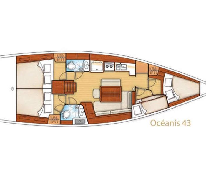 Serenity | Oceanis 43 photo 4