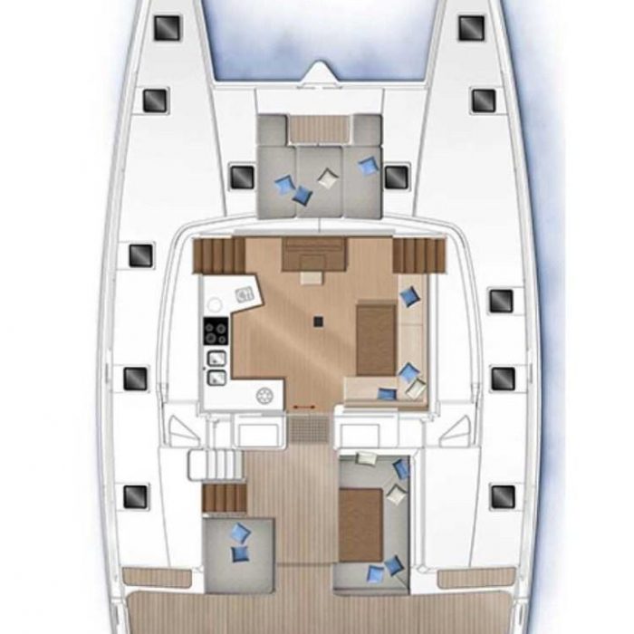 Sealion | Lagoon 52 F - 4 + 2 cab. photo 13