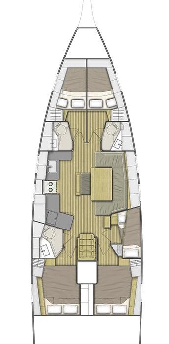 Pura Vida | Oceanis 46.1 photo 9