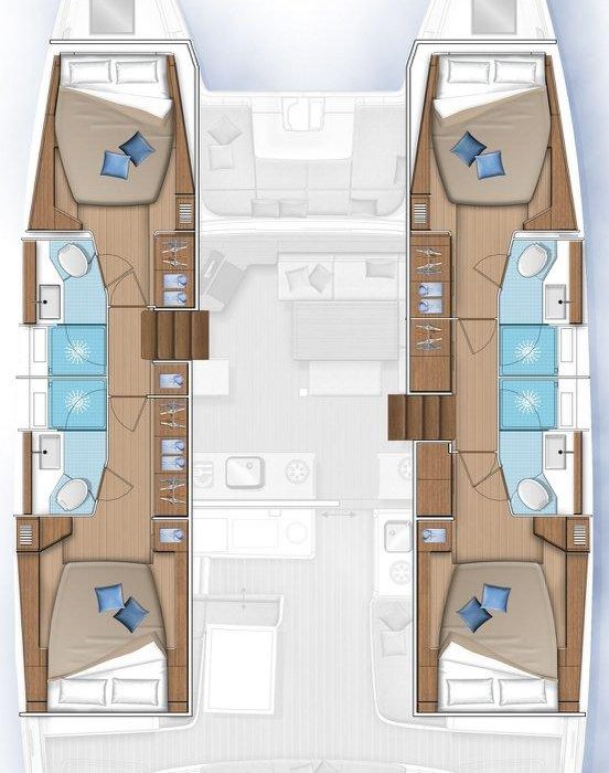 El Marita Brand New 2021 A/C & Generator Skippered | Lagoon 46 photo 23