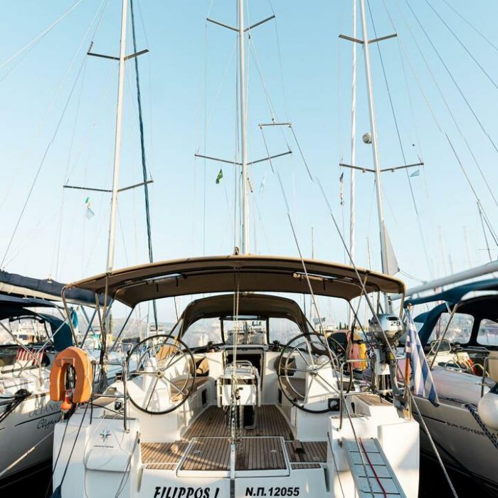 FILIPPOS I  Boat location in LEFKAS MARINA, D-marin  1 SUP FREE | Sun Odyssey 479 photo 4