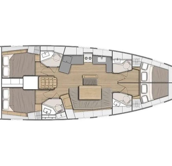 LUNA MARIS | Oceanis 46.1 photo 3