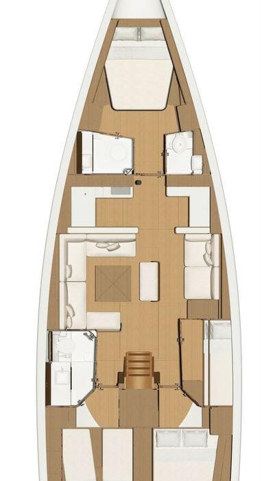 Santa Maria Novella | Dufour 520 GL - 4. cab photo 7