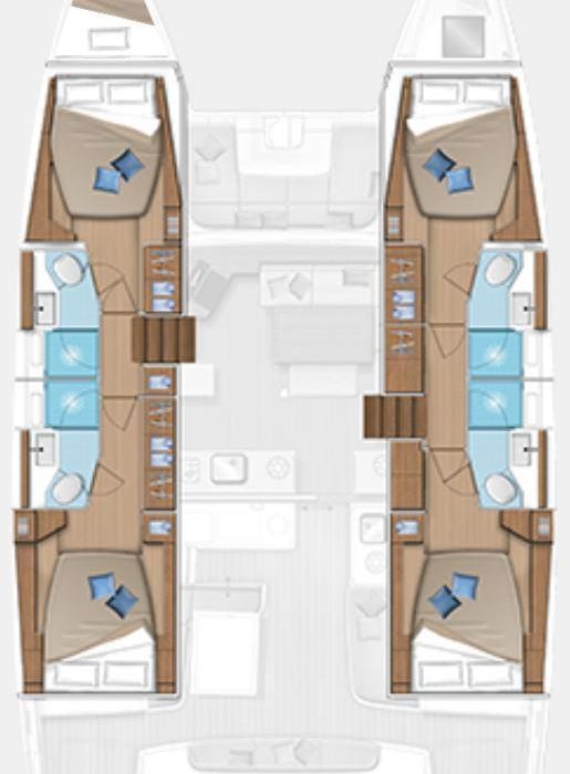 Blu | Lagoon 46 - 4 + 2 cab. photo 8