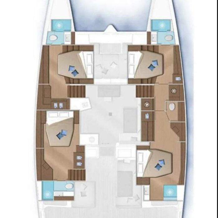 Sealion | Lagoon 52 F - 4 + 2 cab. photo 12