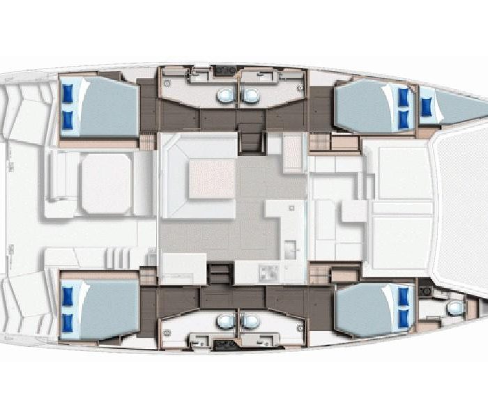 Moorings 4500L/10 Club | Leopard 45 photo 5