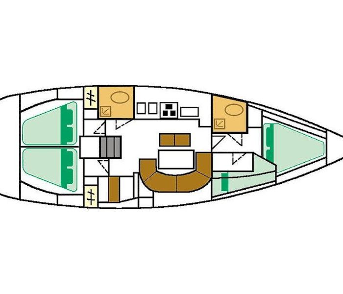 Simonetta (Bow Thruster, electric heads, Solar Panel) | Oceanis 411 photo 8