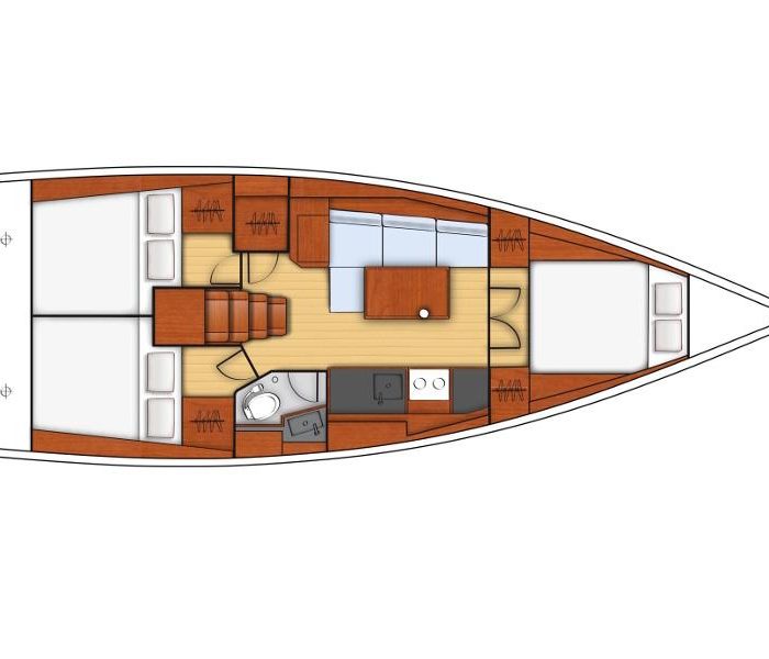 Maestrale - Standard line | Oceanis 38.1 photo 2
