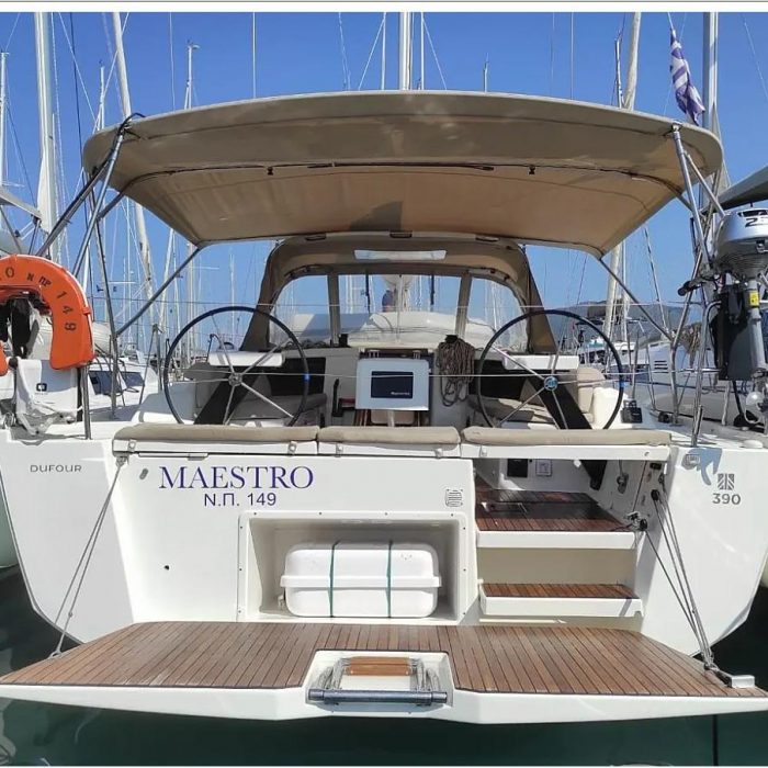 Maestro ( The boat is located in the Port of Sivota, Lefkada ) | Dufour 390 Grand Large photo 4