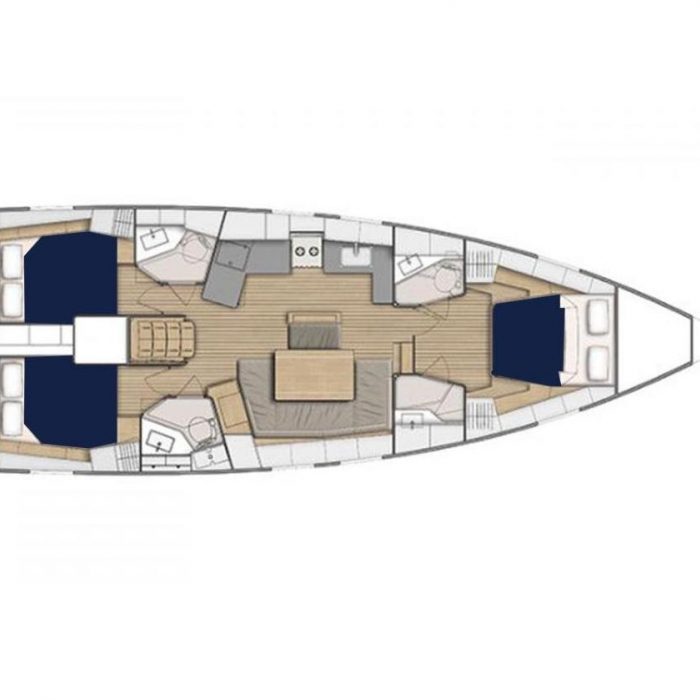 Moorings 46.3 Club | Oceanis 46.1 photo 5