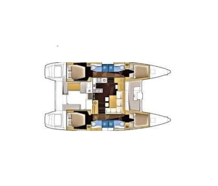 CARIAMA (air condition, generator, water maker, flybridge) | Lagoon 450 Fly photo 22
