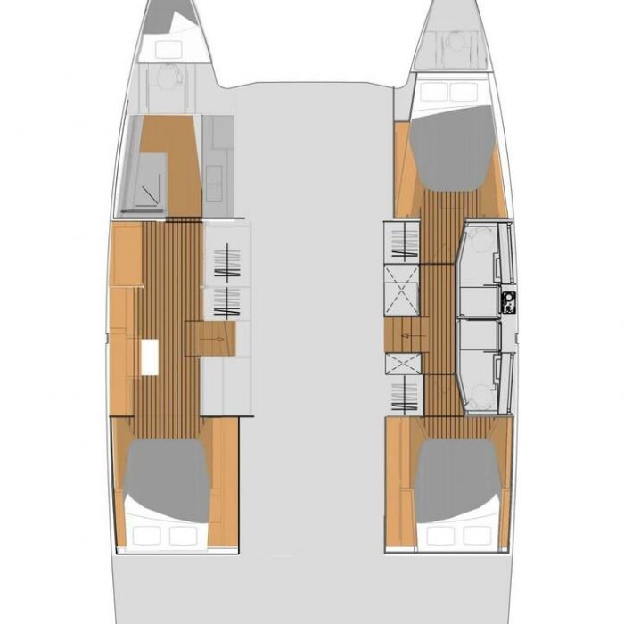 Chammak Challo | Fountaine Pajot Elba 45 - 3 + 2 cab. photo 23