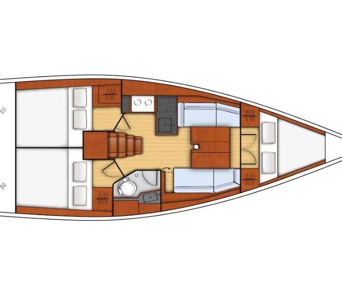 Levante - Standard line | Oceanis 35.1 photo 12