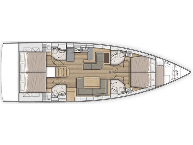 LIVING IN SEA | Oceanis 51.1 photo 3