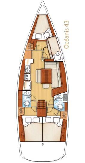 Seacret | Oceanis 43 photo 10