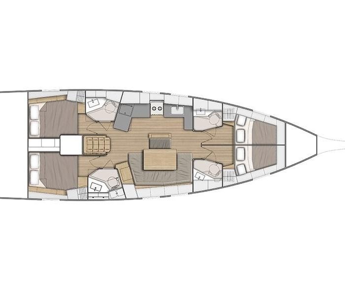 Aletheia - Standard line | Oceanis 46.1 photo 3