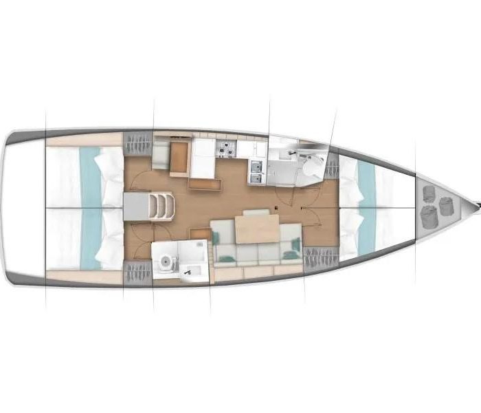 Diamond | Sun Odyssey 440 photo 10 Diamond | Sun Odyssey 440 photo 10