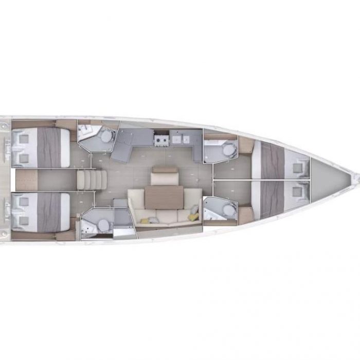 Uriel - Comfort line | Oceanis 47 photo 2