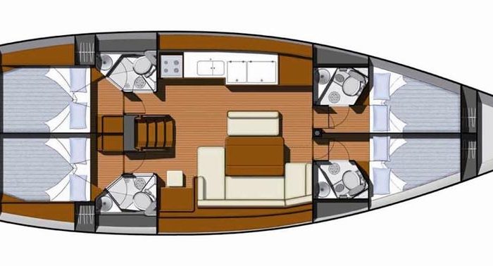 Almyra | Sun Odyssey 49i photo 4
