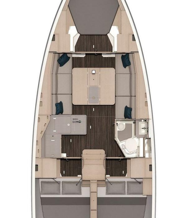 Helios III | Dufour 37 - 3 cab. photo 2
