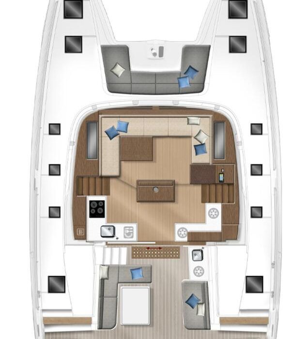 Nauti Cat | Lagoon 50 photo 13