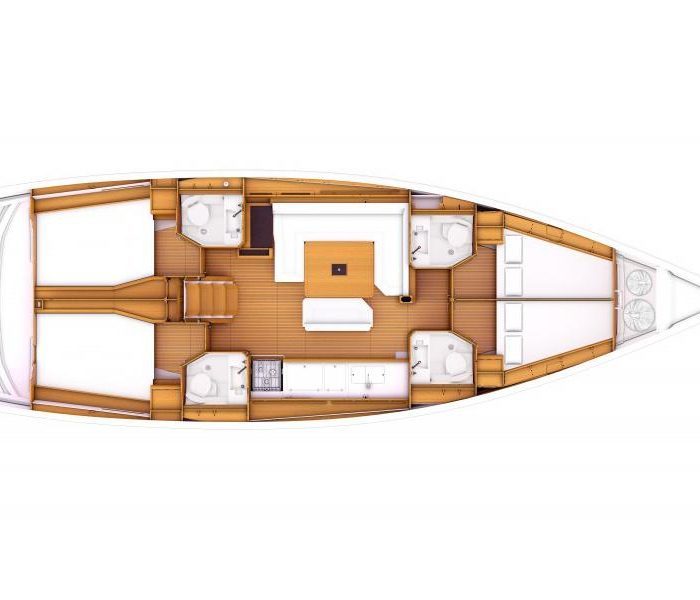 FILIPPOS I  Boat location in LEFKAS MARINA, D-marin  1 SUP FREE | Sun Odyssey 479 photo 8