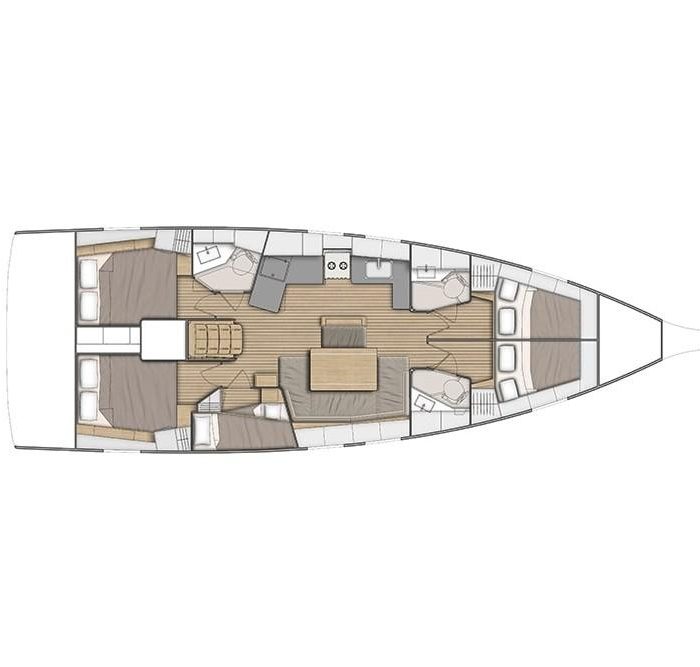 "Blue Odyssey, Beneteau Oceanis 46.1, 2020" photo 13