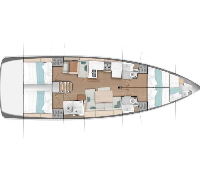 Alboran Vino Blanco | Sun Odyssey 490 photo 9 Alboran Vino Blanco | Sun Odyssey 490 photo 9