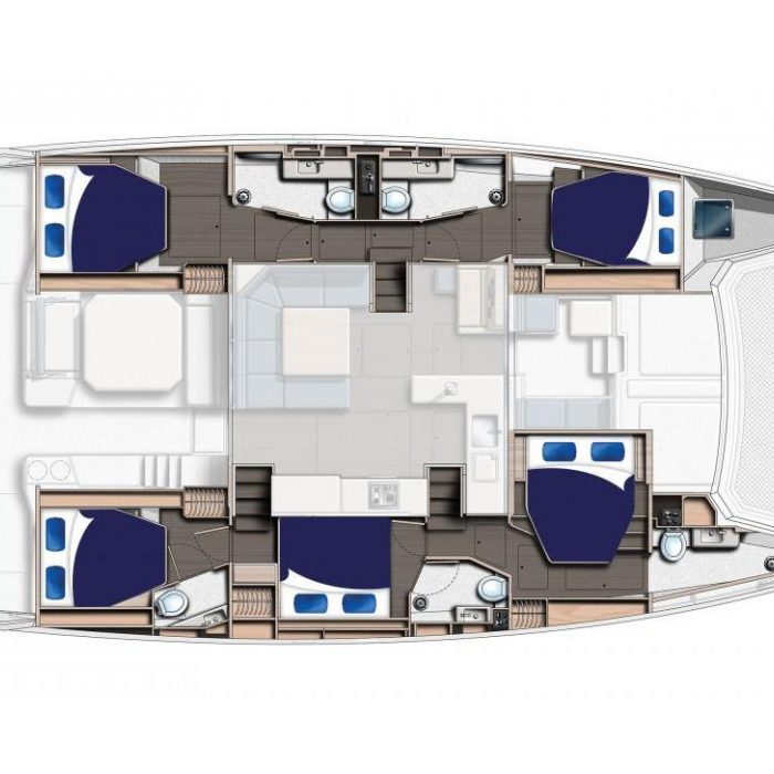 Moorings 5000-4 Club | Leopard 50 photo 3