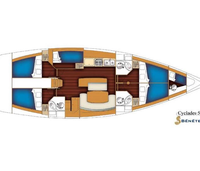 Tetina | Beneteau 50 photo 23