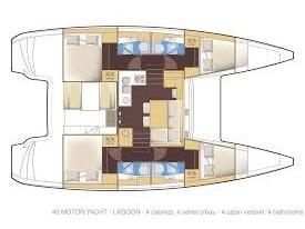 Senza Meta  (A/C and Generator) | Lagoon 40 photo 8