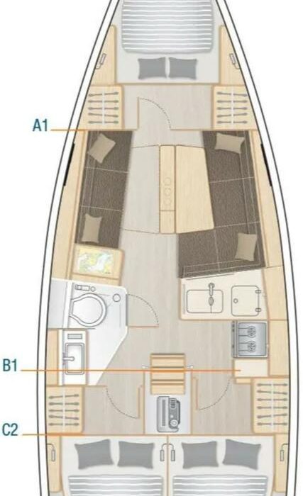 Maveric | Hanse 348- 3 cab. photo 7