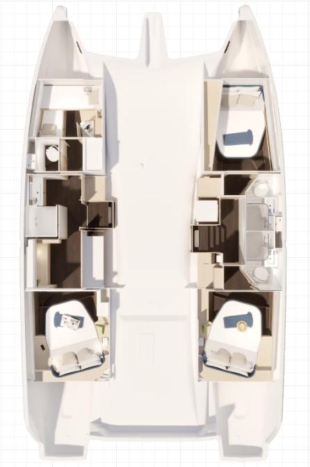Raven | Fountaine Pajot FP 44 Maestro - 3 cab.